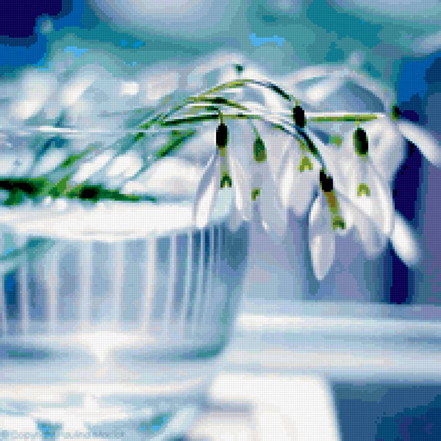 подснежники - подснежники, цветы, букет - предпросмотр