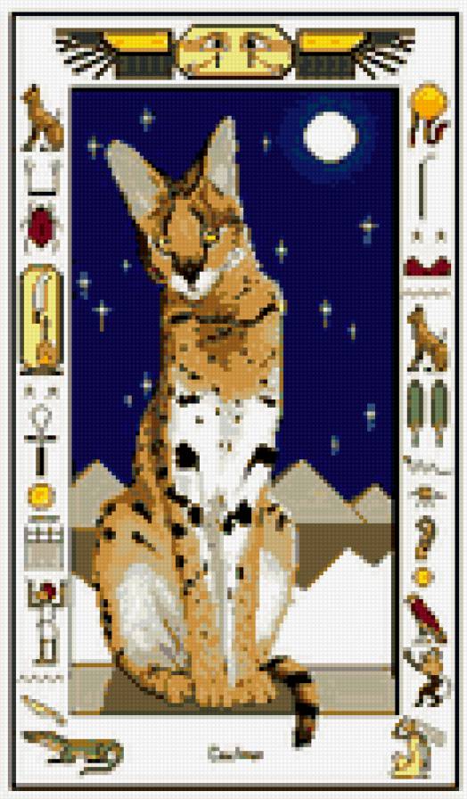 кошка - кошки, глаза, кошка, хищник, египет, зверь - предпросмотр