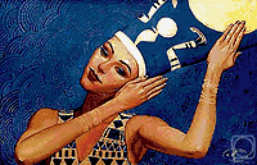 нефертити - нефертити, египет, вечность, эталон, древность, она, женщина, красота - предпросмотр