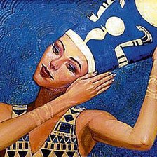 Схема вышивки «нефертити»