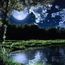 Схема вышивки «ночь»