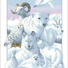 Схема вышивки «тундра»