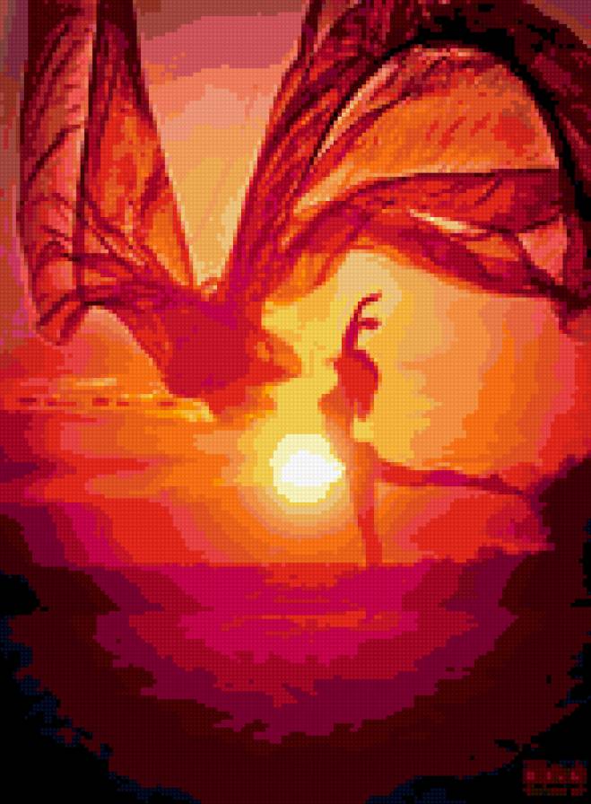 девушка - закат, она, девушка, женщина, образ - предпросмотр