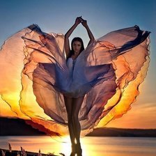 Схема вышивки «девушка»