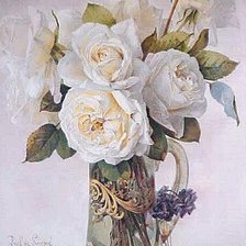 Схема вышивки «букет роз-3»