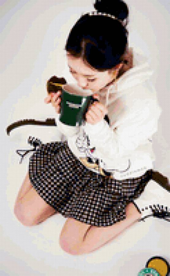 девушка пьёт чай - нежно, чай, девушка - предпросмотр