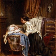 Схема вышивки «Мама»