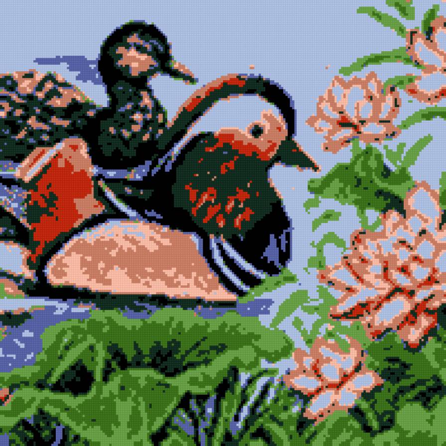 утки мандаринки - пара, фен шуй - предпросмотр