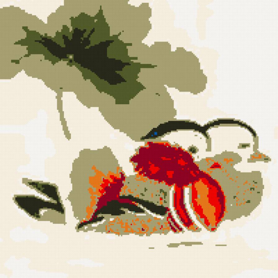 утки мандаринки - пара, восток, япония, фен шуй - предпросмотр