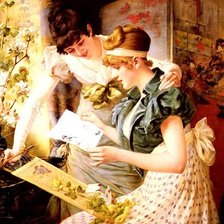 Схема вышивки «вышивальщица1»