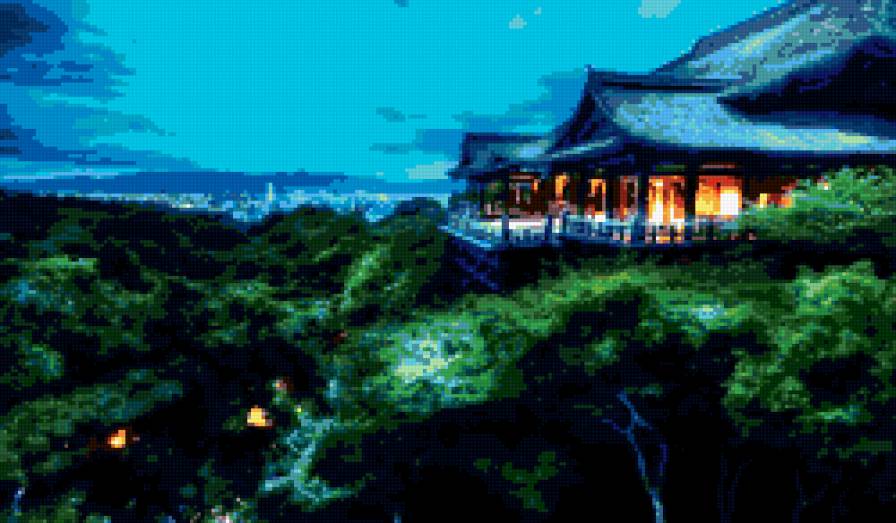 дом - горы, природа, дом, лес - предпросмотр