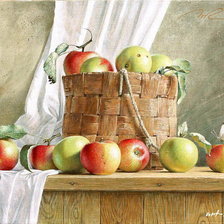 Схема вышивки «яблоки»