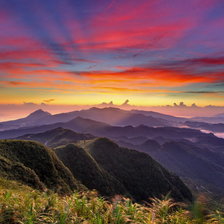 Схема вышивки «Рассвет»