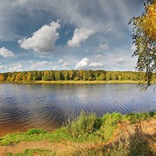 Схема вышивки «Река»