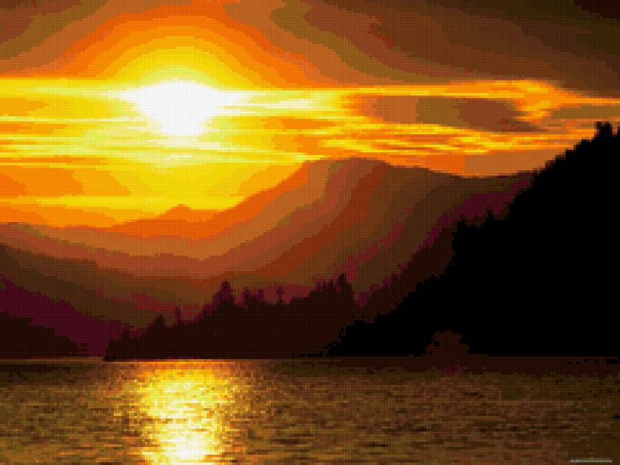 Рассвет - пейзаж, природа - предпросмотр