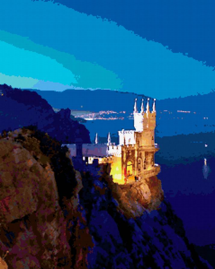 Ласточкино гнездо - море, ялта - предпросмотр