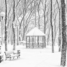 Схема вышивки «зима»