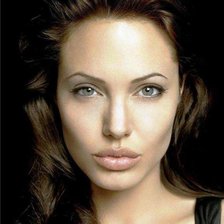 Схема вышивки «Анжелина Джоли»