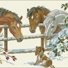 Схема вышивки «лошади»