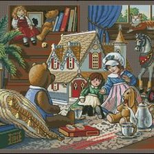 Схема вышивки «игрушки»