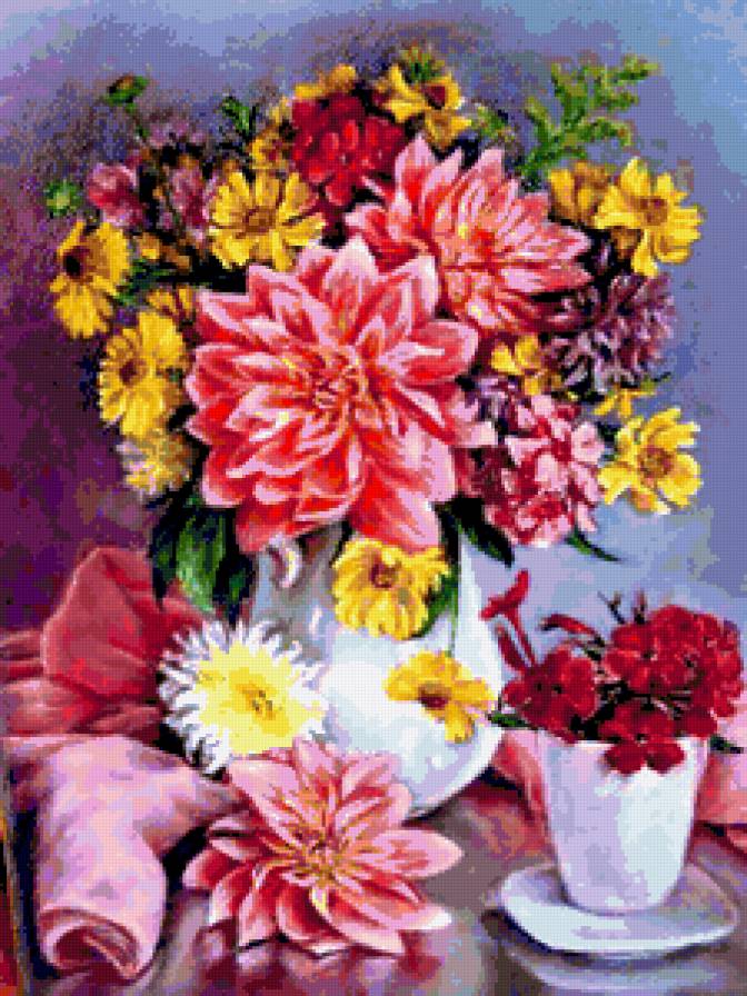 георгины - предпросмотр