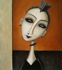 Схема вышивки «modiljani»