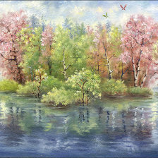 Схема вышивки «Пейзажи Светланы Кротовой»