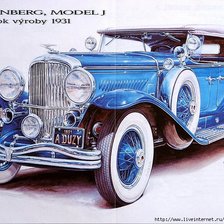 Схема вышивки «Ретро машины»