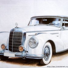 Схема вышивки «Ретро машины»