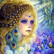 Схема вышивки «Богиня природы»