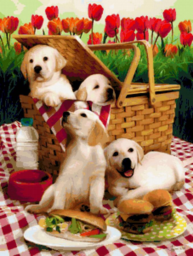 на прогулке - животные - предпросмотр