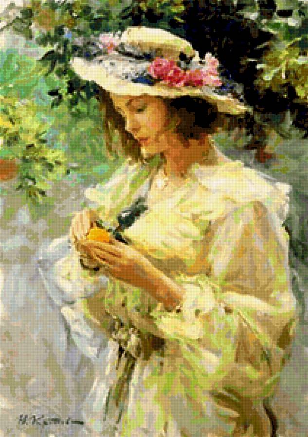 №363770 - живопи, дети, красота женщины, картины, цветы, фэнтези, девушка - предпросмотр