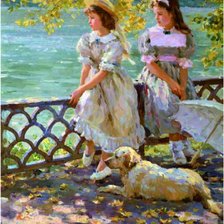 Схема вышивки «на чистых прудах»