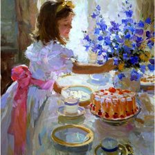 Схема вышивки «именины»