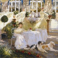 Схема вышивки «отель»