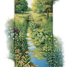 Схема вышивки «летний пейзаж»