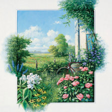 летний пейзаж