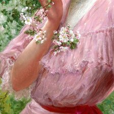 Схема вышивки «девушка»