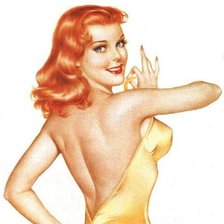 Схема вышивки «девушка»