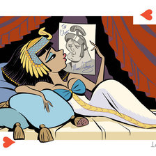 Схема вышивки «клеопатра»