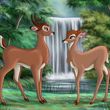 Схема вышивки «бемби»