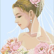 Схема вышивки «невеста»