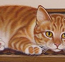 Схема вышивки «Кошечка»