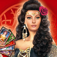 Схема вышивки «Гадалка»