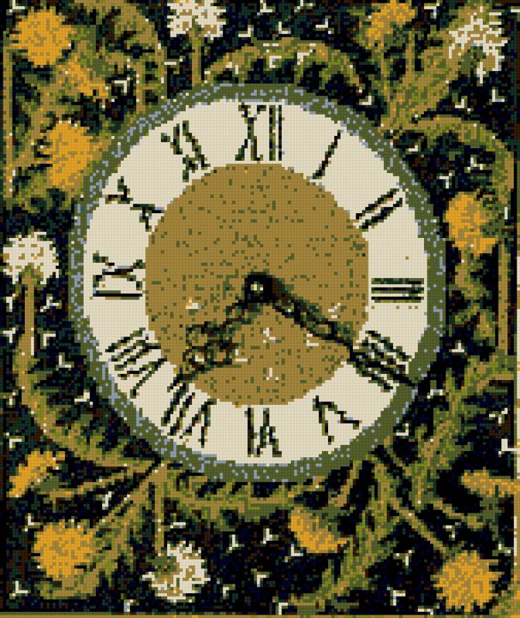 затейливые часики - предпросмотр