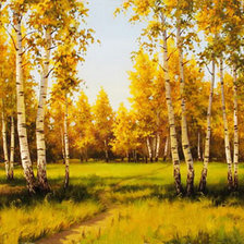 Схема вышивки «осень золотая»