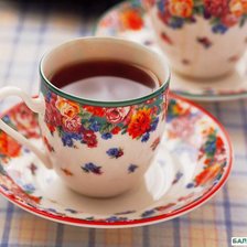 Схема вышивки «чайная серия»