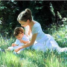 Схема вышивки «На лугу»