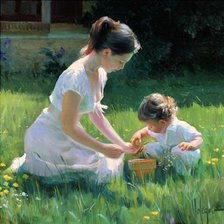 Схема вышивки «Неразлучны»