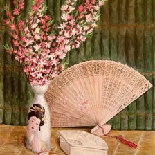 Схема вышивки «Цветущий мендаль»